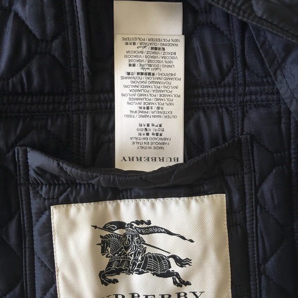 Burberry Sport Coat with Leather trims NWOT - Picture 10 of 12